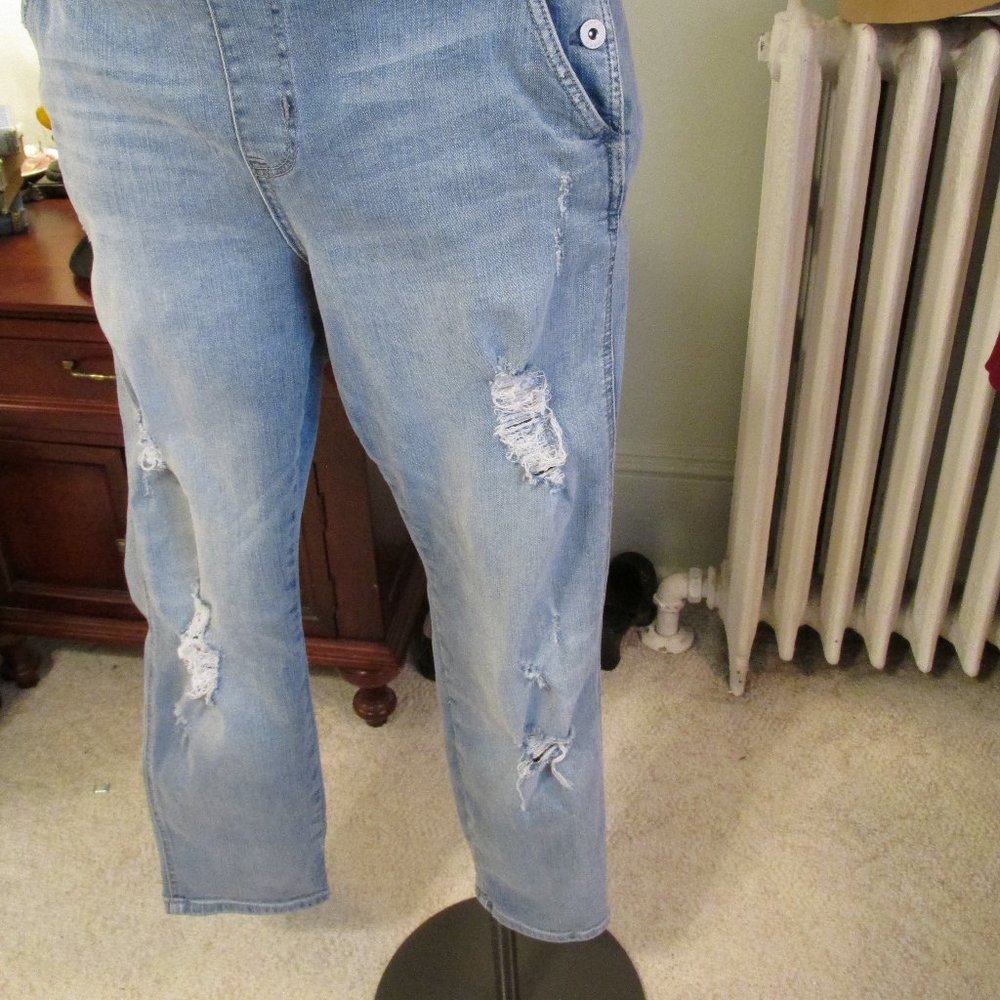 Distressed Overalls - Picture 3 of 6